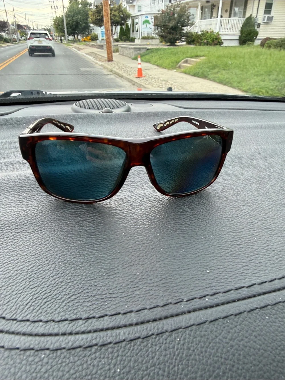 Costa Tortoiseshell Sunglasses with Blue-Green Lenses